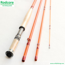 Amarelo Yr11023-4 Classic Moderado Fiberglass Fly Rod